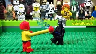 Lego Universe Fight. Lord Garmadon vs Boxeator