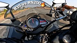 R15 V3 vs RS200 🔥 | Real Road Race | Unexpected Winner 😱