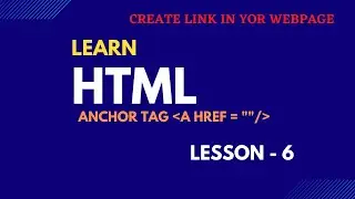 Anchor tag in html I How to create link in html