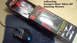 Unboxing The Dragon War Thor G9 Gaming Mouse
