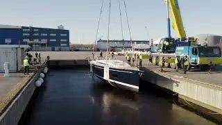 The launching season has officially started in Nautor's Swan