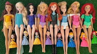 ASMR 5 MYSTERY SURPRISES Disney Princess Mattel Miniature Dolls Satisfying Unboxing NO Talking Video