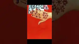 tried reusable meesho mehndi stickers first time /how to use mehndi stencil #mehndi #sticker#henna