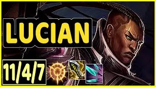 LUCIAN VS TWITCH - 11/4/7 KDA ADC GAMEPLAY CHALLENGER I