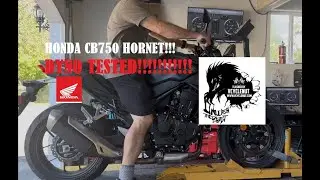 2025 Honda CB 750  Hornet detailed dyno analysis plus versus the MT07 and GSX8!!   SHE IS STRONG!!!