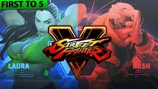【First to 5】 Shinzo (Laura) vs Shingrey (Nash) - Street Fighter V