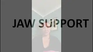 Jaw support. Tongue Tie practitioner explains.