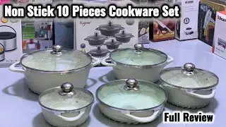 Bakhschie 10 Pieces Cookware set Pure Nonstick | @GawadarImport 