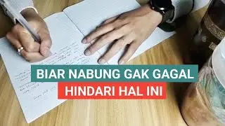 HINDARI HAL INI, NABUNG GAK AKAN GAGAL LAGI