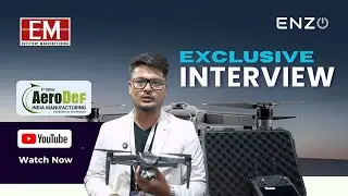 ENZO Showcases Drone Innovation at AeroDef India 2025 | Exclusive Interview