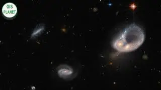 Magnificent ring of stars captured by Hubble is the result of two galaxies | GIS PLANET