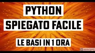 PYTHON DA ZERO: le basi in 1 ora