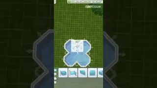 Heart Shaped Pool. Sims 4. #shorts