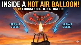 🔥 Hot Air Balloon Kaise Udta Hai? | Science Explained #hindiscience #facts #hotairballoon #buoyancy