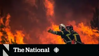 Wildfires in Europe force thousands to flee homes