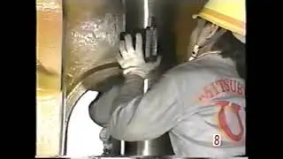 MITSUBISHI UEC LS Marine Diesel Engine - 21 Inspection of crosshead pin bearing