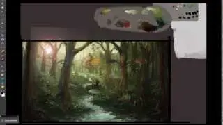 Forest Meeting - Digital Painting