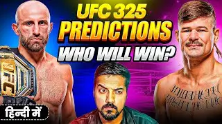 UFC 325 Predictions: Can Diego Lopes Beat Volkanovski in the Rematch? | Full Fight Predictions