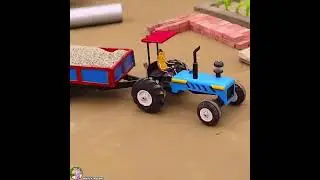 Mini tractor Underground  Bricks water Dam Construction #miniconstruction #miniseries # construction