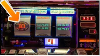 Я поставил 1 доллар на игровой автомат Double 10 Pay, и вот что случилось😄💰
