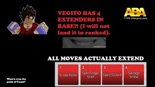 Anime Battle Arena: Vegito's 4 Extenders (in base).