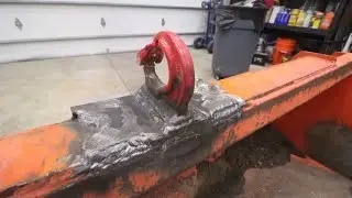 Adding Weld On Hook to Kubota Bucket