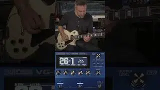 Many different guitar models from the Boss VG-800 #shorts