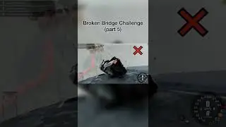 Broken Bridge Challenge Part 5 #beamngdrive #brokenbridge
