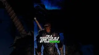 Telling AI NPC they&rsquo;re in a simulation. #ai #gaming #skyrim