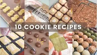 Making 10 Types of Cookies | A Cozy Behind-the-Scenes Baking Vlog | 市集曲奇沉浸式烘焙日常
