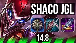 SHACO vs SYLAS (JGL) | 1600+ games, 38k DMG, Legendary, 19/5/7 | EUW Grandmaster | 14.8