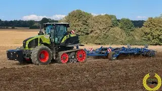 Claas Axion 960 TT mit Köckerling Grubber | Bodenbearbeitung | Grubbern
