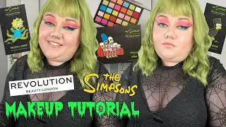 THE SIMPSONS X REVOLUTION Palette Review & Makeup Tutorial