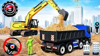 New City Road Construction Simulator Game 🚧 | Android Gameplay