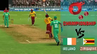 Sirf ek hi WIDE dala - Ireland vs Zimbabwe - O2 Championship Season 2 - World cricket championship 3