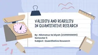 Validity and Reliability in Quantitative Research 