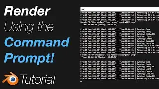 How to Render Using the Command Prompt