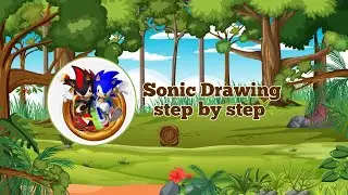 How to draw Sonic and shadow  step by step |  Drawing video