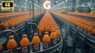 Inside the Gatorade Facility: how sports drinks are produced (full process)