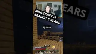 Minecraft doesn&rsquo;t like swearing #live #livestream #funny #webcam