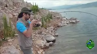 DEV YAYIN ALMUS BARAJI DAIWA SPIN OLTA VE KAŞIKLA YAYIN AVI