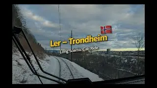 Ler &ndash; Trondheim | Real-Time Train Cab Ride Through Norway