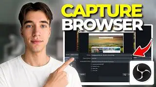 How To Add Microsoft Edge Web Browser Window Capture In OBS Studio | Tutorial 2026
