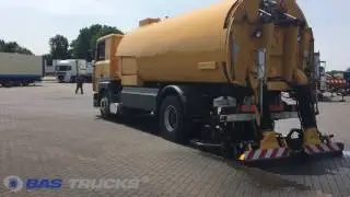 Renault Frimokar road / runway cleaner truck demonstration