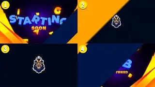 OBS Stinger Transition Template FREE (Fully Editable Stinger Transition Template) AEP