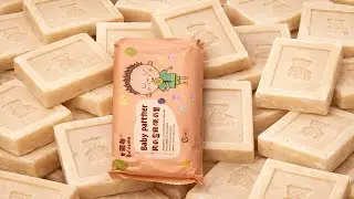 Polished Soap Block Cutting ASMR | Sharp Clean Slice Sounds
