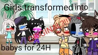 || Girls transformed into babys for 24H || Piggy Alpha || ORIGINAL VERSION ||