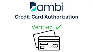Credit Card Verification | Bambi Knowledge Base