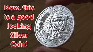 Stunning Tiger Coin from Laos - Panthera Tigris 1 oz Silver!