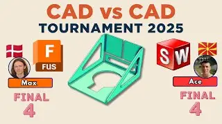 Турнир CAD против CAD — ПОЛУФИНАЛ 2025 ГОДА!! — FUSION против SOLIDWORKS — Листовой металл!